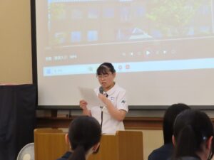在校生の体験発表
