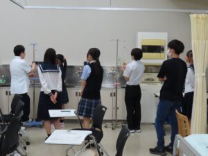 模擬授業(点滴の管理)